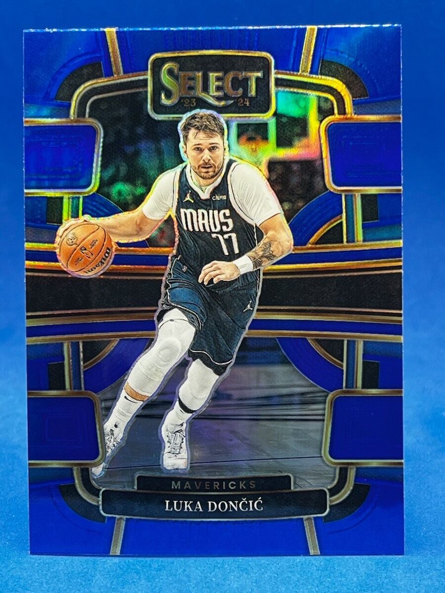 2023-24 Panini Select Concourse Blue Silver Prizm #51 Luka 2023-24 Panini Select Concourse Blue Silver Prizm #51 Luka