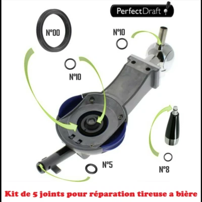 Joint poignée robinet Tireuse à bière fût unité bec verseur PerfectDraft Philips