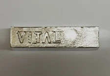 Indium Metal Bar Ingot 99.99% 4N Pure 453g (appox. 1/2 kg./1 lbs) 