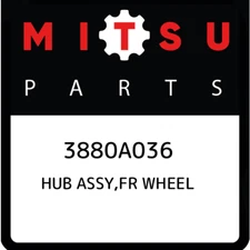 3880A036 Mitsubishi Hub assy,fr wheel 3880A036, New Genuine OEM Part