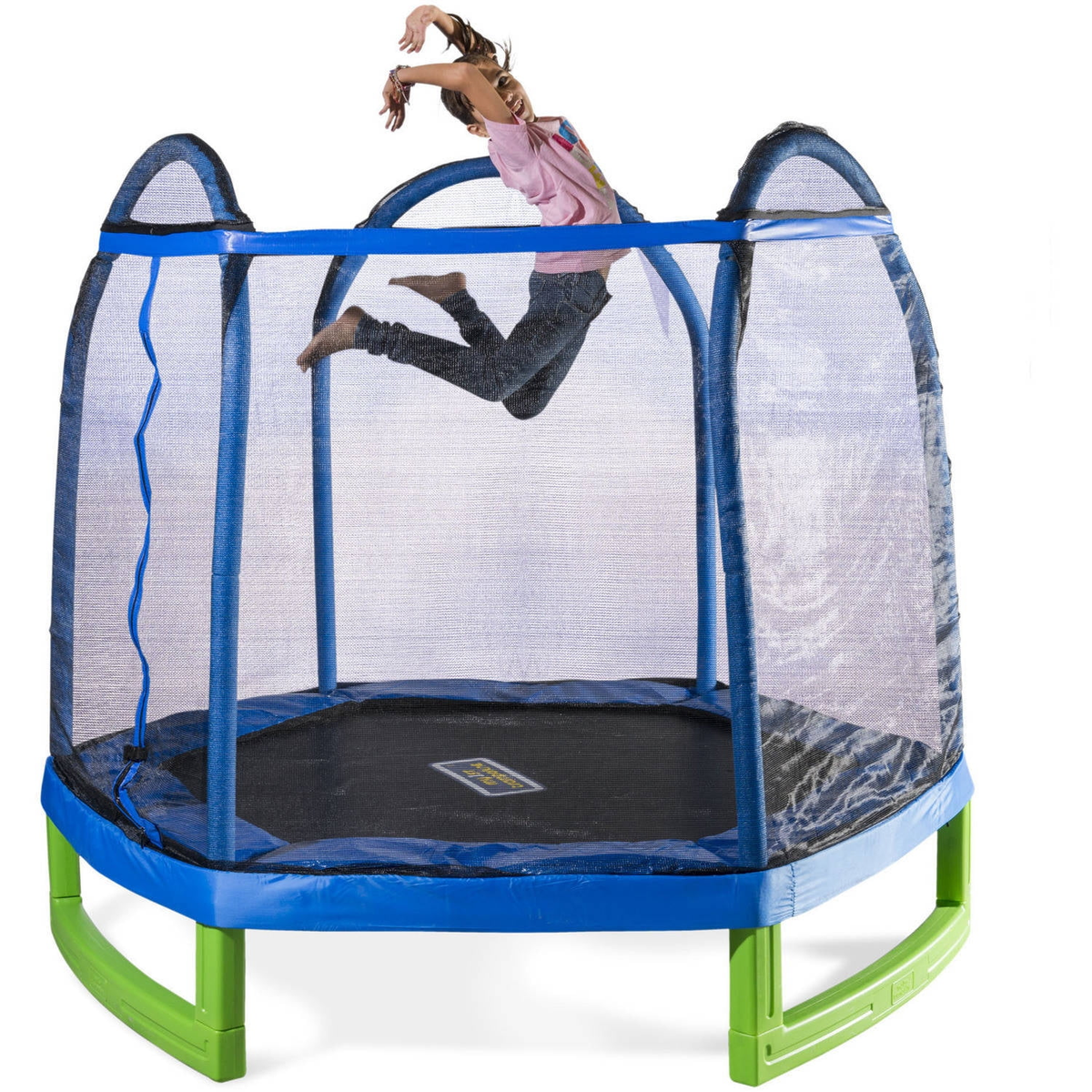 7-Foot My First Trampoline Hexagon (Ages 3-10) for Kids