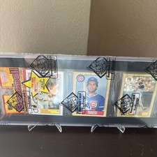 1987 TOPPS BASEBALL RACK PACK - BARRY BONDS ROOKIE & WADE BOGGS ALL STAR ON TOP