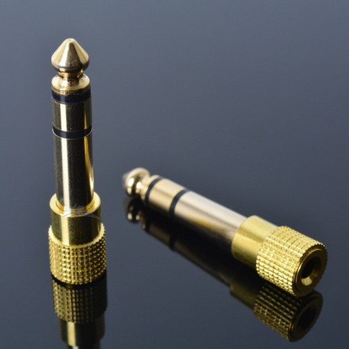 2 Pcs Audio Adapter 6.5mm Thicken Microphone Adapter Office Party Home - Photo 2 sur 7