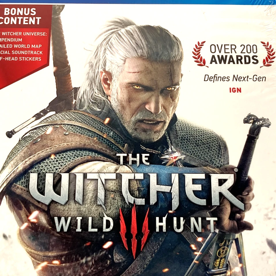 The Witcher 3 Wild Hunt PS4 + Slipcover  (2015) Region 4 Brand New & Sealed - Image 3 of 4