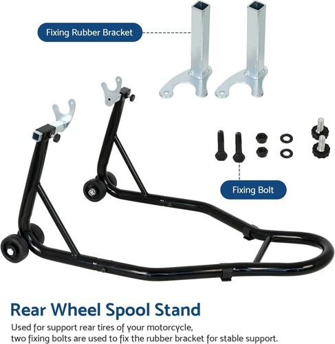 Motorcycle Stand Lift U+L 500KG Heavy Duty Front Rear Motorbike Paddock Carrier - Picture 4 of 8