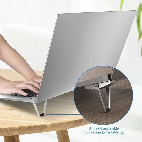 1 Pair Non-slip Notebook Bracket Foldable Support for HP Dell Lenovo - Photo 4/11