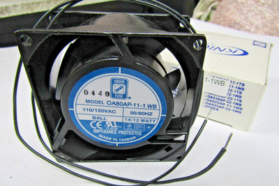  NEW ORION FANS OA80AP-11-1WB AC FAN 115V, 80x80x38mm, 31CFM, 14/12 WATT