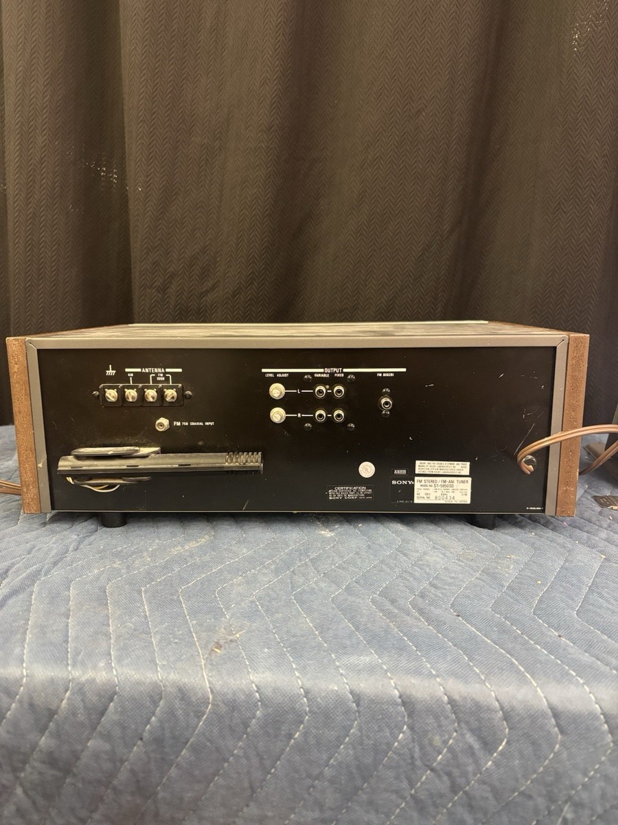 【動作確認済み】 SONY AMFM STEREO TUNER ST-5950 Vintage SONY ST-5950SD AM/FM-Stereo Tuner Untested | eBay