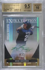 2011 Donruss Elite Extra Edition Green Ink /10 Nick Ramirez #41 BGS 9.5 Auto 0l2
