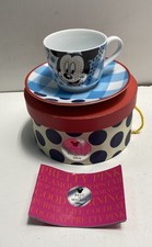 Disney Best of Mickey Cup and Saucer Set Art Direction Sieger Design With Box