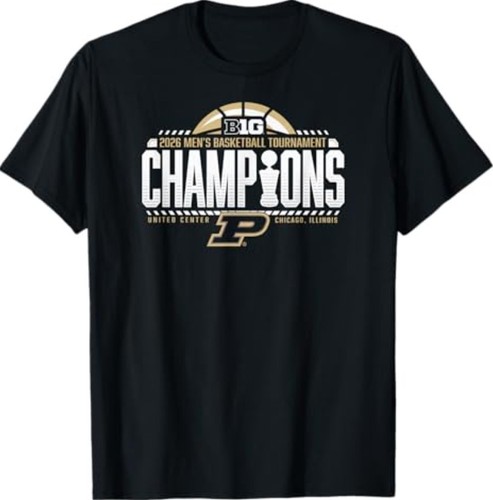 Purdue Boilermakers Men's Basketball Big Ten Champs 2026 T-Shirt