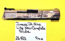 Jimenez Ja Nine Chrome Slide W Extractor Firing Pin Spring Rear Sight 26-83 Jimenez Ja Nine Chrome Slide W Extractor Firing Pin Spring Rear Sight 26-83
