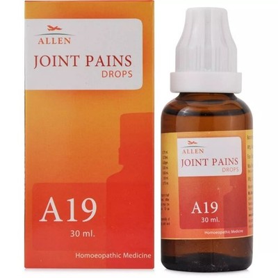 Allen's A19 Joint Pains Drops 30ml Relieves Joint Pains Muscle Cramps Arthritis