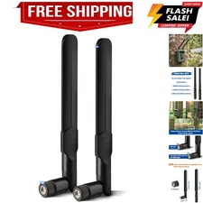 4G LTE Cellular Trail Camera Antenna 8dBi RP-SMA Male Antenna 2-Pack Compatib...