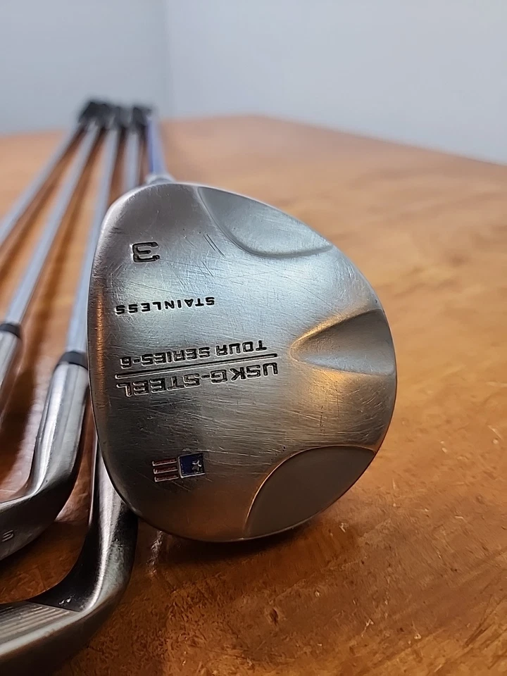 5 palos de golf USKG Tour Series TS-6 63-43 hierros 6 7 P 3 cuña de hueco de conductor surtida Foto 3 de 4