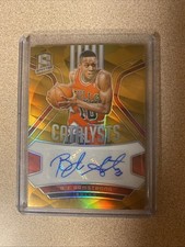 2023-24 Panini Spectra - Catalysts Signatures B.J. Armstrong #CS-BJA Gold Prizm