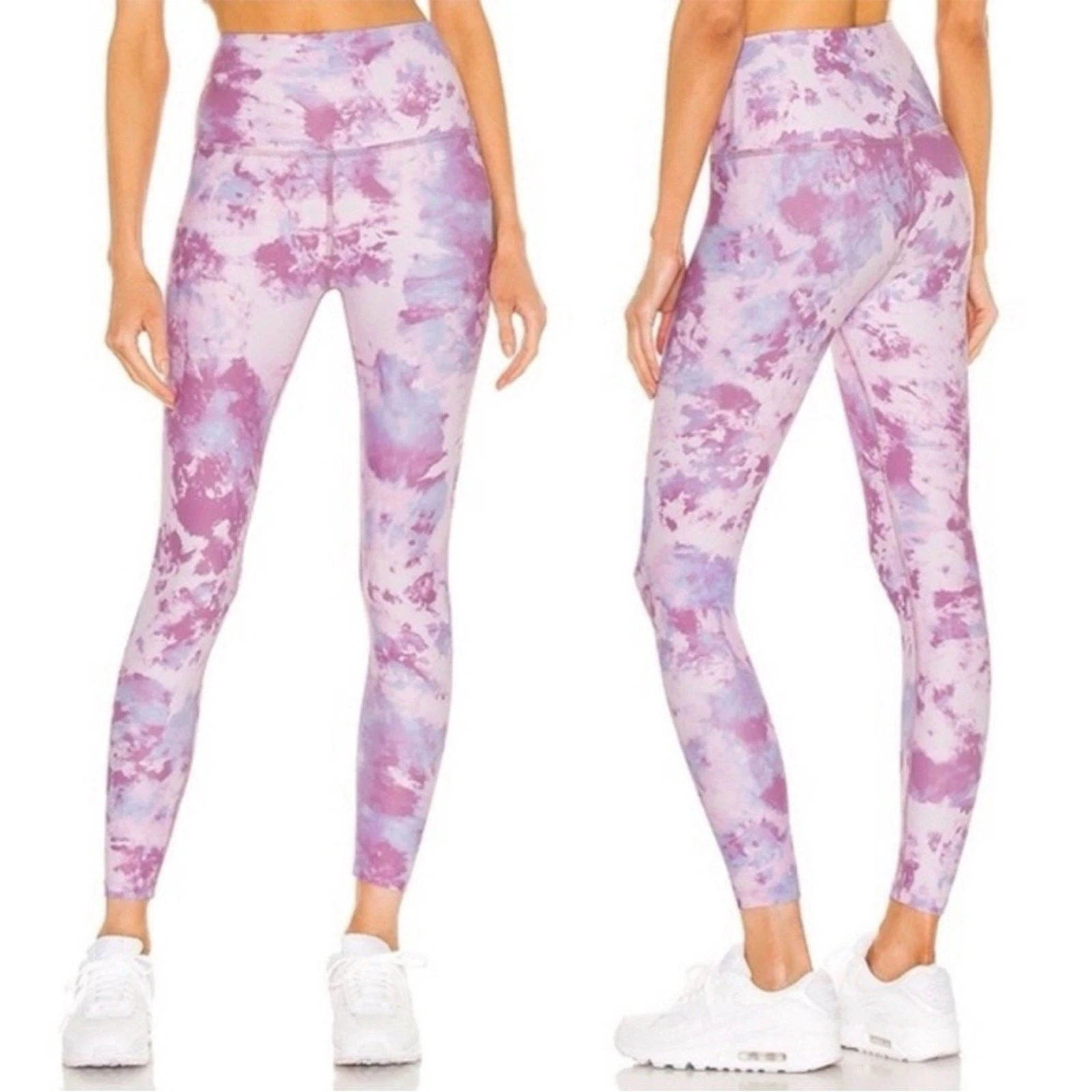 beyond-yoga printed high waisteded lilac lavender leggings