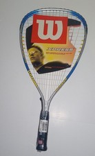Wilson Xpress Soft Shock String/Sleeveless Racquet 3 7/8 " Blue/Silver R0070U
