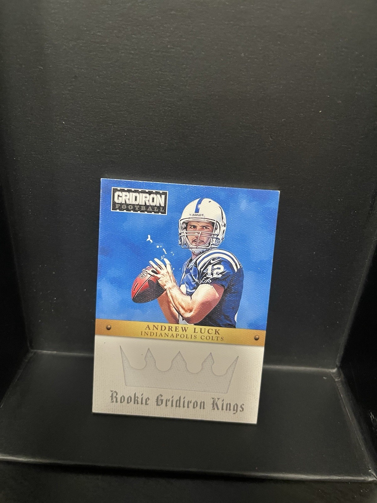 Andrew Luck Panini Gridiron Rookie Gridiron Kings Autograph #1 Base