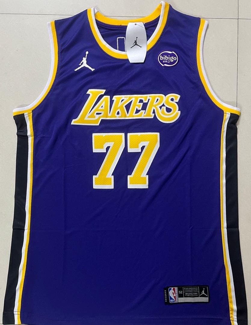 NWT Luka Doncic LA Lakers Purple Jersey | NEW L And XL Retails Over $120