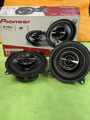 Pioneer '' 2-Way Coaxial Car Speakers 210W Max  (TS-G400 4) - PREOWNED - TESTED
