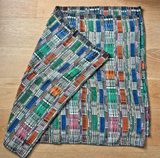 Vintage corte from Joyabaj Guatemala skirt fabric yardage handwoven 31" x 156"