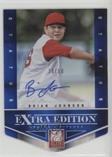 2012 Elite Extra Edition 30/50 Brian Johnson #14 Auto e2g