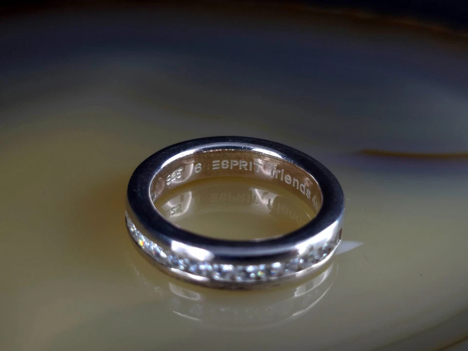 Ring Silber 925 Zirkonia 19,8 mm Esprit - modern atraktiv & funkelnd - Bild 2 von 4