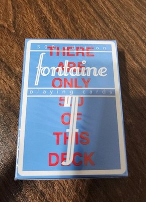 fontaine playingcards 6種セット Fontaine 500 Playing Cards Fontaine Futures Set 500 Edition