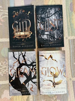 Raven Kennedy The Plated Prisoner Series Lot, Paperback: Gild Glint Gleam Glow