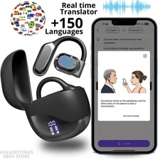 AI Translation Earbuds Real Time, 150 Language Translator Earbuds for iPhone ...