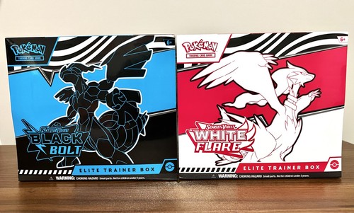 Pokemon Black Bolt & White Flare Elite Trainer Box ETB Set (2)
