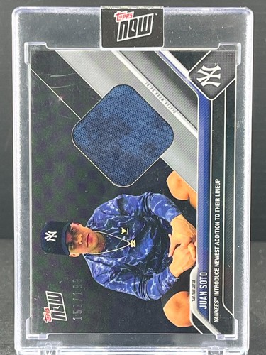 2023 Topps Now Off-Season JUAN SOTO Relic #OS-22A /199 NYY Lucky#150