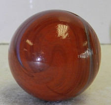20952m Wet Mint Large .84 Inches M.F. Christensen Brick Shooter Marble