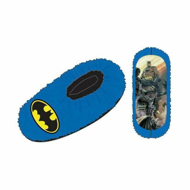 DC Comics Batman Mens Printed Sole Mushie Slipper Socks