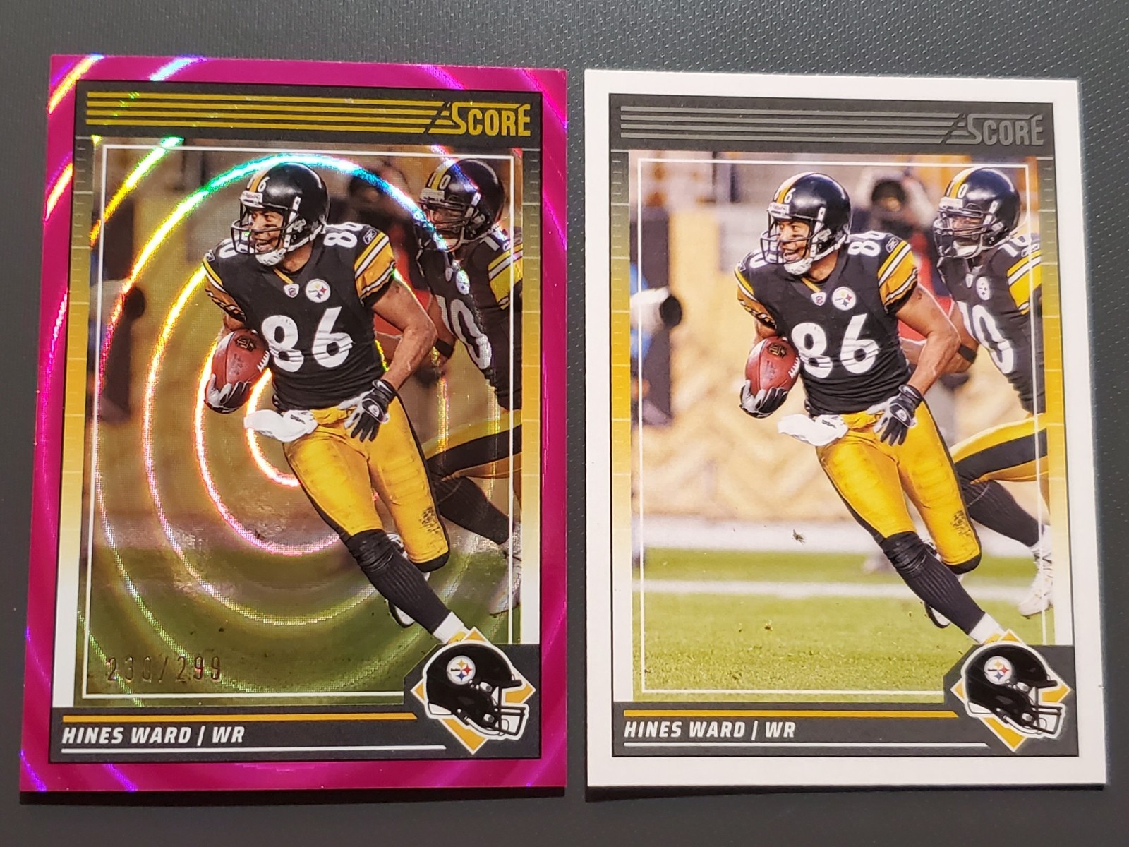 2024 Score HINES WARD Ellipse /299 + Base Card Lot #242 - Pittsburgh Steelers