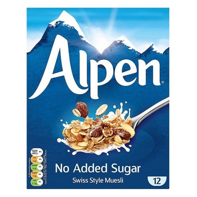 Alpen Muesli Cereal, No Sugar Added, 14 Ounce (Pack of 2) 14 