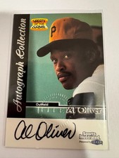 1999 Fleer Sports Illustrated Greats of the Game - Autographs Al Oliver Pirates