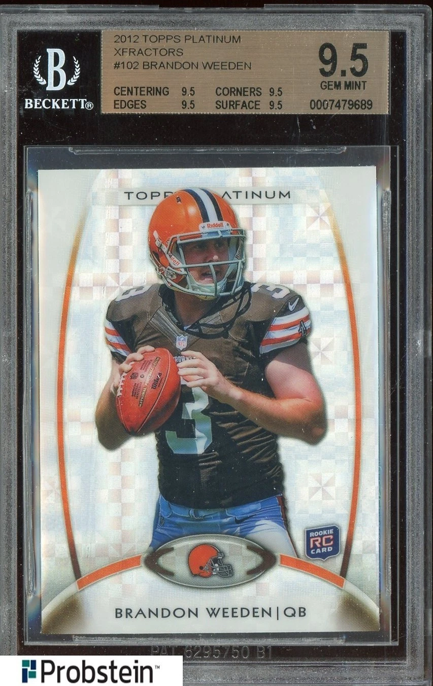 Brandon Weeden Topps Platinum #102 Base