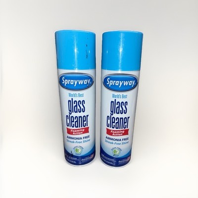 2 PACK Sprayway World's Best Glass Cleaner, Value Pack, 23OZ