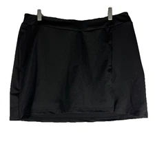 Shein Curve Skort Womens Size 1XL Above Knee Mini Pull On Athletic Stretch Black