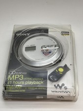 Boxed Sony MP3/ATRAC Portable CD Walkman Player AM/FM Weather D-NF430/SM 