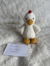 Small Bashful Jellycat Rooster Chicken New Without Paper Tags
