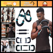 Adjustable Arm Trainer for Men, Chest & Shoulder Workout Equipment, Portable Res