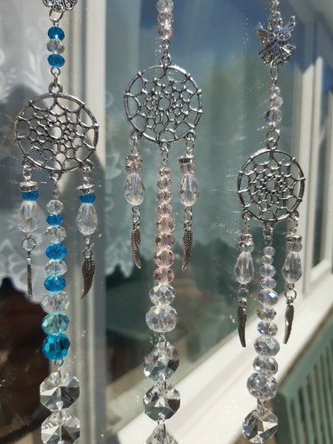 Dream catcher Sun catcher to catch dreams & guardian Angel to Watch Over You - Picture 6 of 7