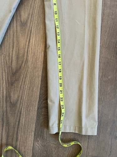 Polo Ralph Lauren Boys' Slim Fir Straight Leg Trousers Beige Size 14 Belted - Picture 4 of 7