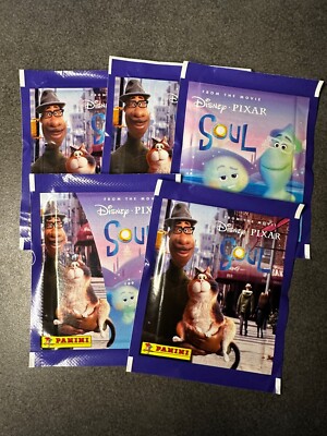 Panini Soul Disney Pixar  5 Stickertüten/ Packs OVP