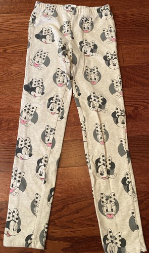 Lot 3 Girl's Size 10 Disney Minnie Mouse Lot Pajama Pants Leggings T Shirt Sz 14 - Picture 2 of 7