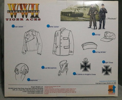 Figura de acción Dragon escala 1/6, ases tigre Bobby/Michael [Normandía 1944] #70050 - Imagen 7 de 9