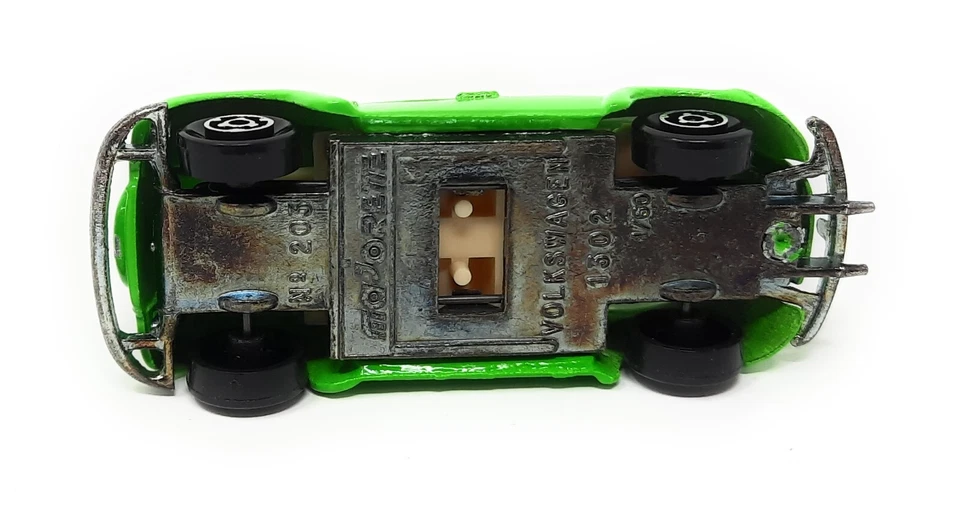 Majorette Nº 203 Volkswagen VW 1302 Verde. Vintage. Hecho en Francia. metal 1/60 Foto 3 de 3